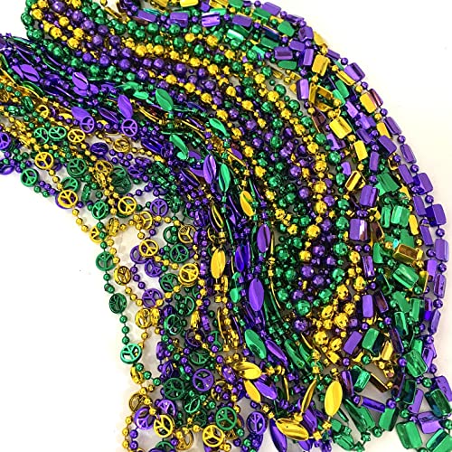 Mardi Gras Bead Necklaces (102 pcs)