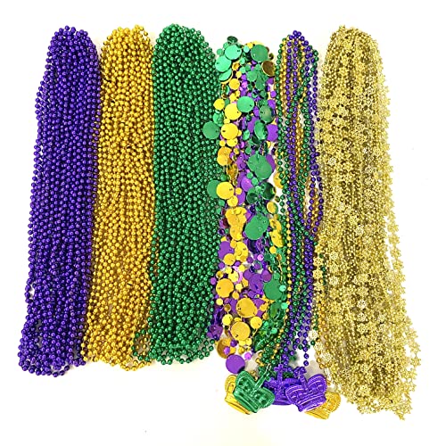 Mardi Gras Bead Necklaces (102 pcs)